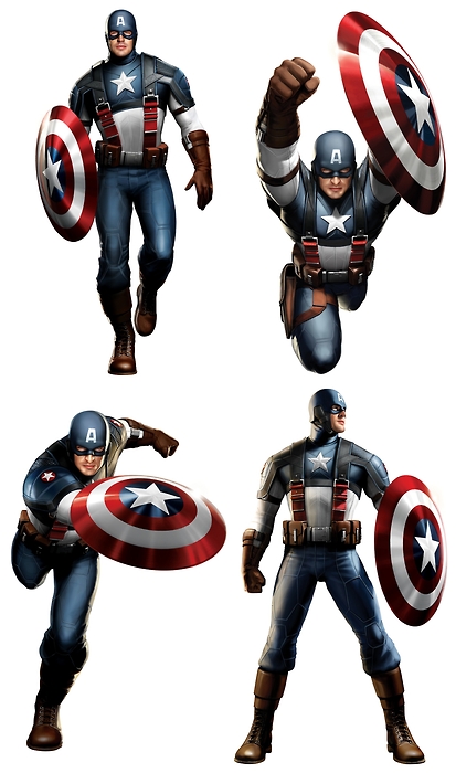 Captain America renders