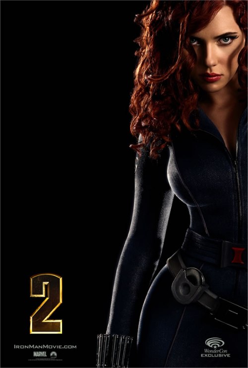 Black Widow @Iron Man 2 poster