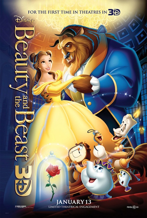 Beauty and the Beast 3d posztere