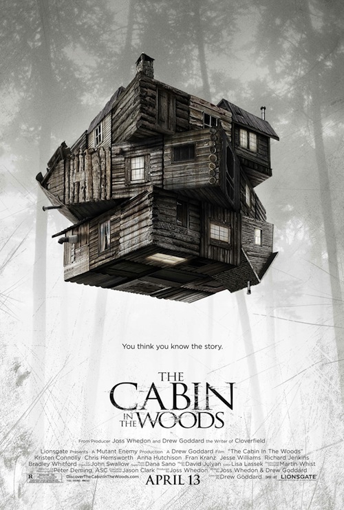 Cabin in the Woods friss posztere