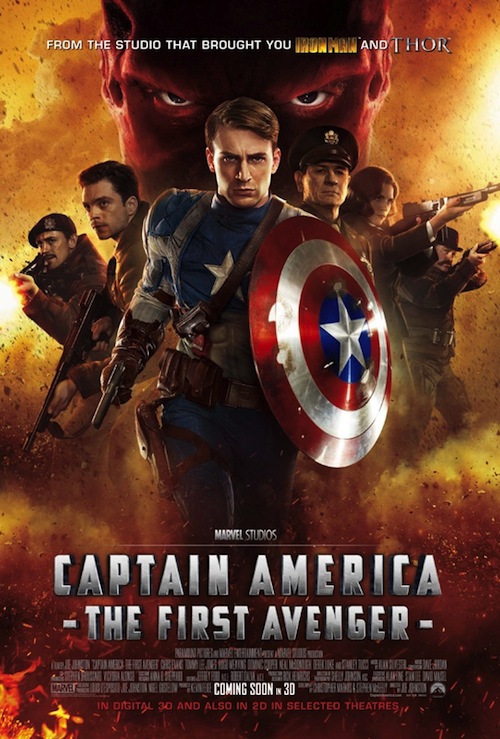 A Captain America nemzetközi posztere
