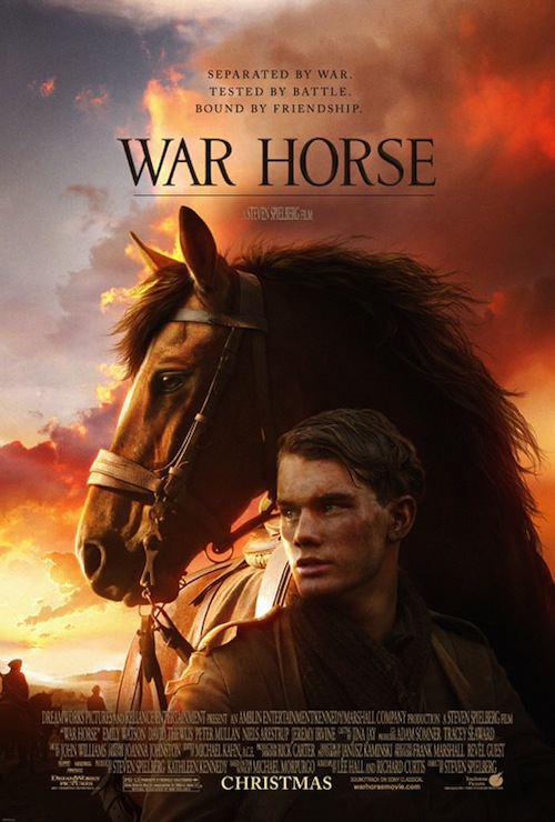 A War Horse poszterén a ló maga