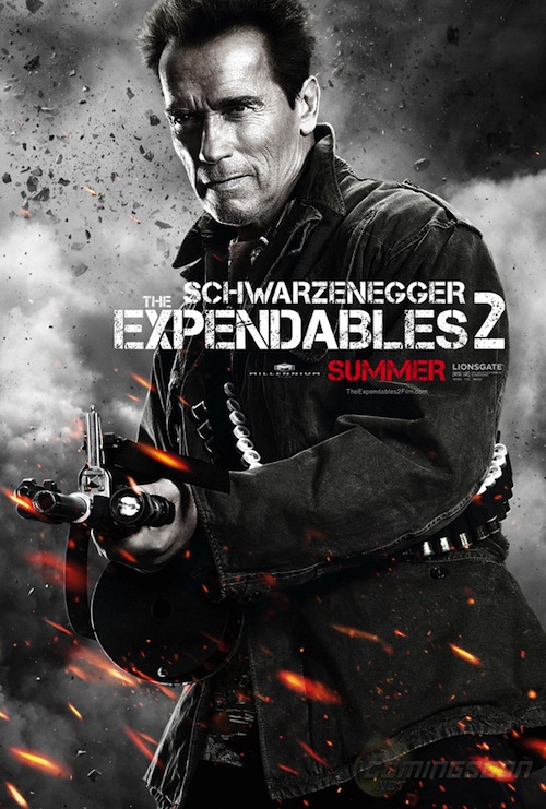 Expendables 2: Schwarzenegger posztere