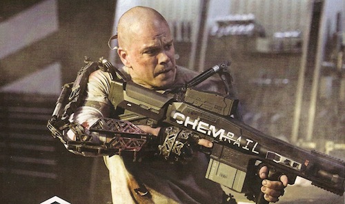 Matt Damon in Elysium