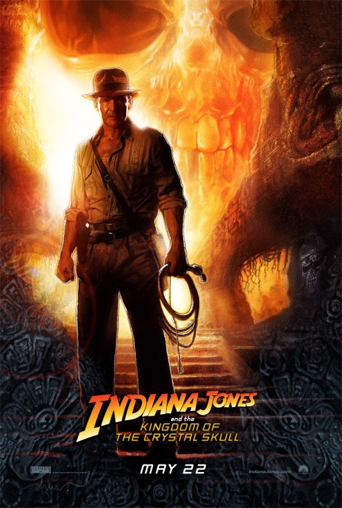 Indiana Jones and the kingdom of the crystal skull poster