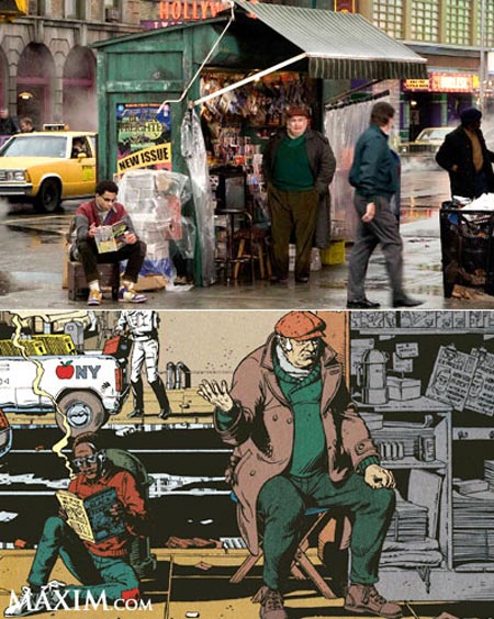 Watchmen comics vs picture