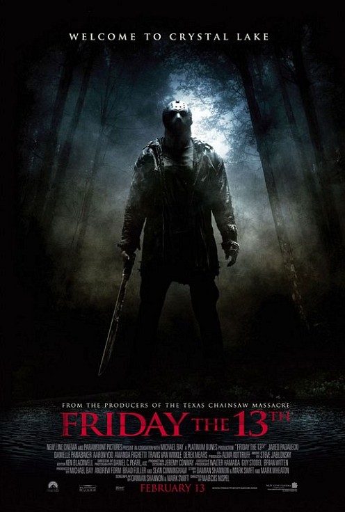 Friday the 13th poster with the badguy