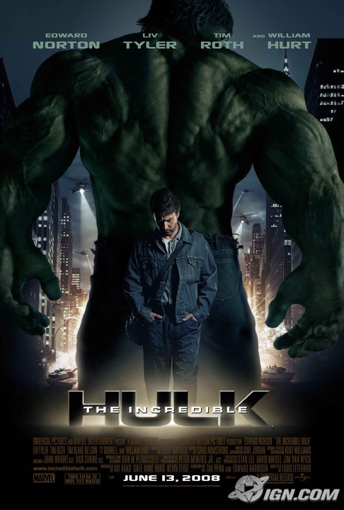The Incredible Hulk poster