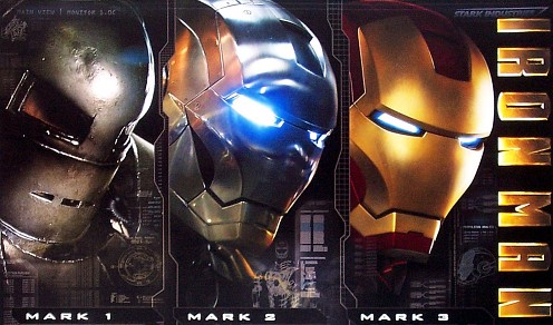 Triplázott Iron Man poszter