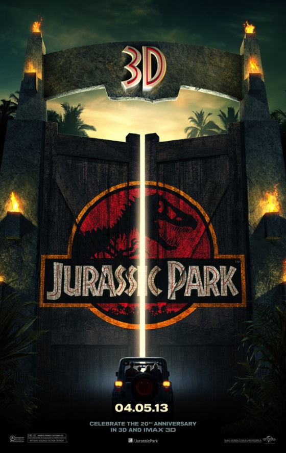 A Jurassic Park 3d posztere