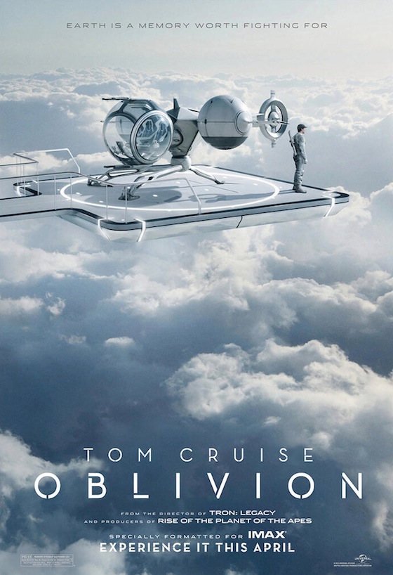 Az Oblivion IMAX posztere
