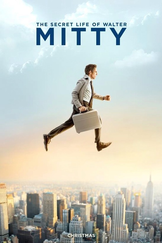 Ben Stiller a Secret Life of Walter Mitty poszterén